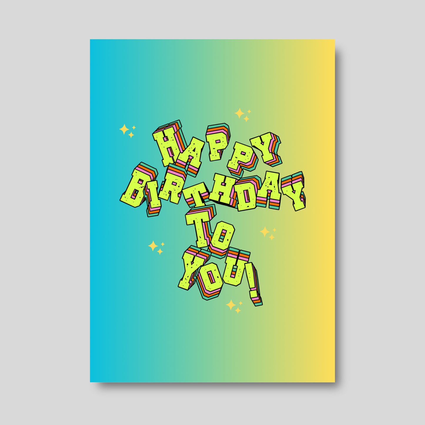 Happy Birthday To You (Hombre) Greeting Card